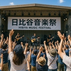 ♬野外フェス♬日比谷音楽祭に行こう会⭐好きなアーティストを複数人...