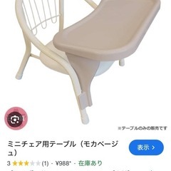 あげます☺︎西松屋ミニチェア用テーブル