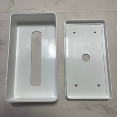 ニトリ マグネットコンパクトティッシュケース ホワイトの画像