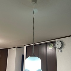キシマ製 ペンダントライト　フロストガラス　レトロ ミルク…