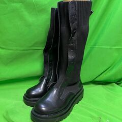 レディース　レースアップニットブーツ　37サイズ　＠30