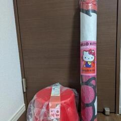 HELLO KITTY  特大ダイカットマット お風呂セット