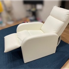 【受渡し予定者決まりました】コンパクト1人用リクライニングソファ...