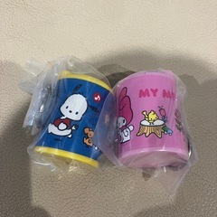 サンリオキャラクターズ　コインシリンダー　マイメロディ　ポチャッコ