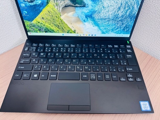 美品Vaio Pro第8世代Core i3メモリ4GB MS office付