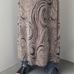 90s sleeveless pleated dressの画像