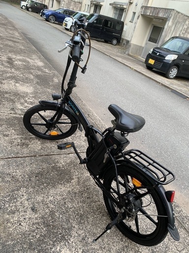 BONITAX 折りたたみ電動自転車 黒 バッテリー 2個