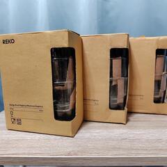 【18個セット】新品 未使用 IKEA  グラス コップ カップ 6個×3箱 計18個セット イケアの画像