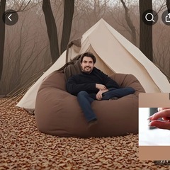 ピーズソファーの画像