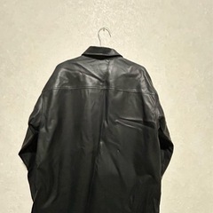 ブラックレザーのジャケット(直接引き取りの場合値下げ可)の画像