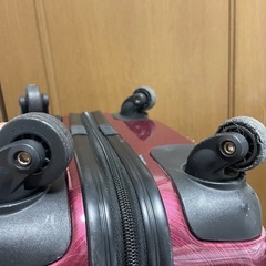 機内持ち込み可　スーツケース　赤の画像