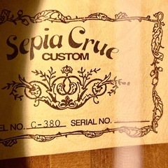 Sepia Crue C-380 クラシックギター 弦1本なしの画像