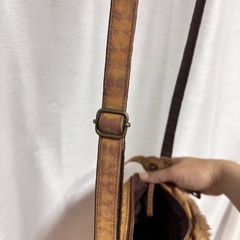 本毛皮　ラビットファー　ショルダーバッグの画像