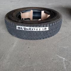 無料タイヤ#145/80R12LT ブリジストン 1本