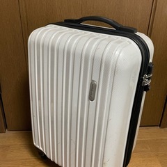 機内持ち込み可　スーツケース　白