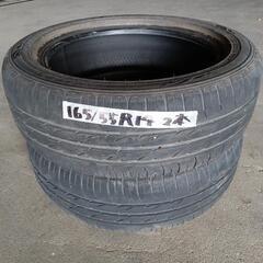 無料タイヤ#165/55R14 ダンロップ 2本