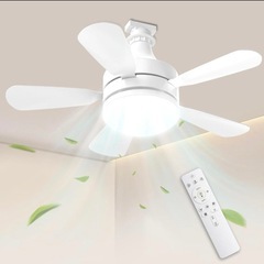【新品】LEDシーリングファンライト 28W 省エネ 天井ライト...