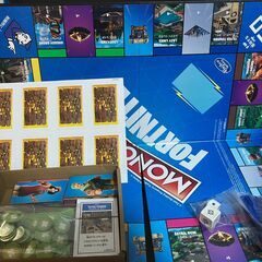 【中古玩具】ボードゲーム　モノポリー　フォートナイトの画像