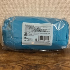②カラフルビーズクッション 水色の画像