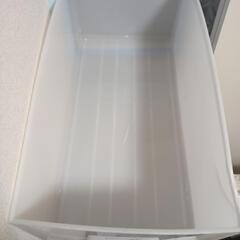 収納ケース　白の画像