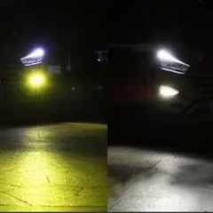 【新商品】H8•H11•H16 白/黄 切替式LEDフォグランプの画像