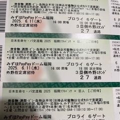 88、ソフトバンクホークス　チケット　1枚2000円