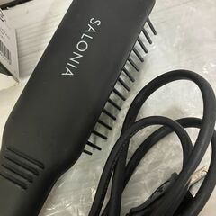【中古家電】生活家電　SALONIA　ヘアアイロン　ブラシ型の画像