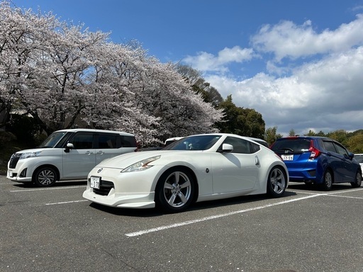フェアレディZ Z34 18インチ 純正ホイール リア用 ２本　送料込み‼️ バリ溝 エンケイ製】ニッサン Z34 フェアレディZ 前期 純正 18in