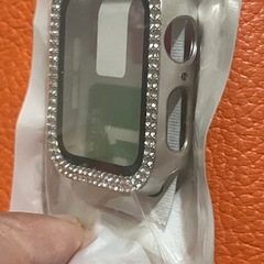 apple Watch44ミリハードカバー&二列のラインストーン⇒スターリングシルバーにピッタリです⇒新品未開封！200円値下げ価格⇒の画像