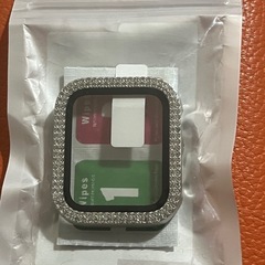 apple Watch44ミリハードカバー&二列のラインストーン⇒スターリングシルバーにピッタリです⇒新品未開封！200円値下げ価格⇒の画像