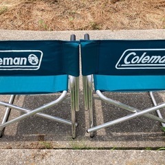 Coleman コールマン キャプテンチェア グリーン 折りたたみ アウトドアの画像