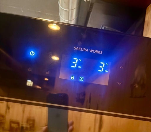 さくら製作所 ワインセラーLX95DM2Z B -2℃で保管ラージサイズセラー