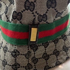 GUCCI キャンバス　GG ハットの画像