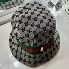 GUCCI キャンバス　GG ハットの画像