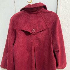 コート　赤　アウター　レディースの画像