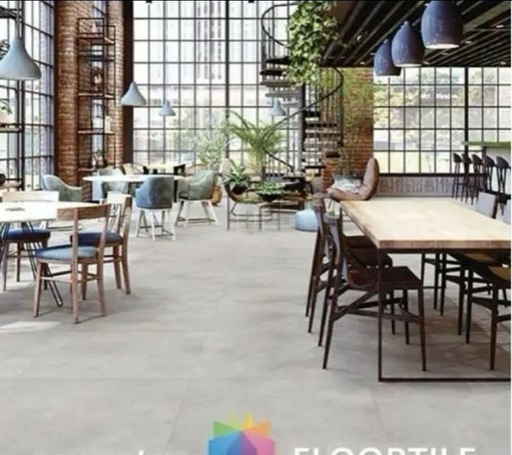 【美品】サンゲツ モルタル　フロアタイル