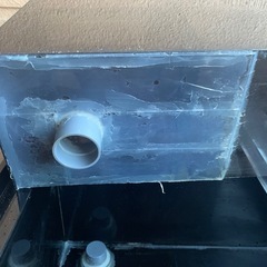 中古水槽セット（スプレー塗装の90×45×45）の画像