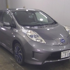 日産リーフ　Xエアロ　車検8年３月　バッテリーメンテナンス渡し