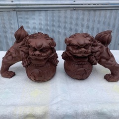 魔除け縁起物ツインシーサー