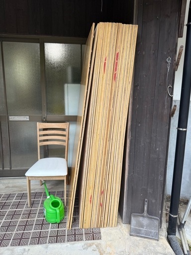 【お取引き中】塗装コンパネ17枚　未塗装コンパネ8枚　未使用　未カット　合計25枚