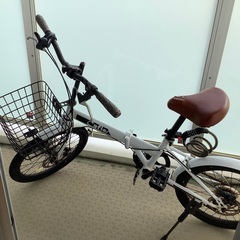 折りたたみ自転車　鍵付き