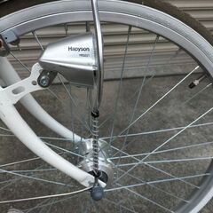 使用浅！綺麗です。直ぐに乗って帰れます。6段変速付 24 インチオートライト自転車の画像