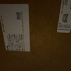 IKEA 白　デスクの画像