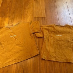 美品CLOUDY Tシャツ 90 80 2枚セットの画像