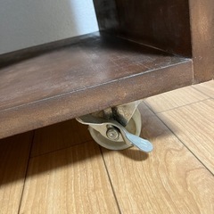 木製ワゴン(キャスター付き)無料の画像