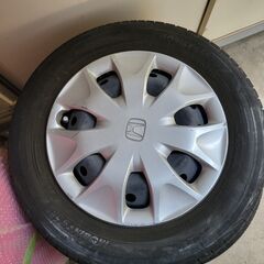 車　タイヤスチールホイール付