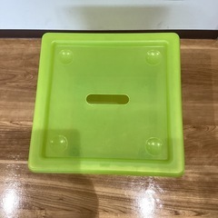 キャスター付きプラボックス【町田市再生家具】　0530の画像