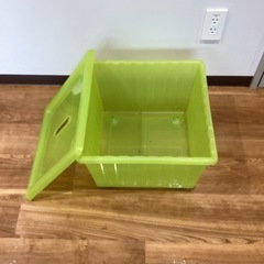 キャスター付きプラボックス【町田市再生家具】　0530の画像