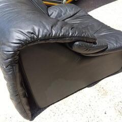 掲載終了間近！本革！1人掛け本革ローソファー　座椅子代わりに！の画像