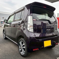 快適なターボ車☆低走行8万キロ台☆月々8千円〜分割払い可‼️ 車検2年付き！【名義変更代込み】☆スズキ ワゴンRスティングレー☆Bluetoothナビ付き☆走行中DVD見れます☆プッシュスタート☆ドライブレコーダー付きのフル装備☆カッコイイ純正アルミ☆事故修復歴無し☆そのまま乗って帰れます！の画像
